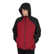 Jacheta de Ploaie Fox Rage Stash Waterproof Jacket, Storm Grey & Chilli Red