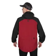 Jacheta de Ploaie Fox Rage Stash Waterproof Jacket, Storm Grey & Chilli Red