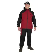 Jacheta de Ploaie Fox Rage Stash Waterproof Jacket, Storm Grey & Chilli Red