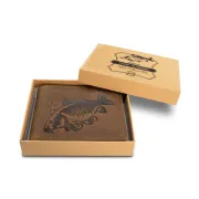 Portofel din Piele Delphin Carp Classic Wallet, Dark Brown