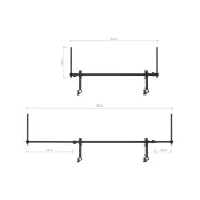 Suport pentru Lansete Delphin Reaxe UniFix DUO, 90-155cm