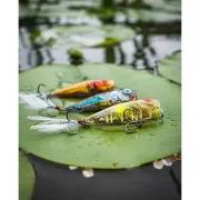 Vobler Salmo Rattlin Pop Floating, Clear Golden Prey, 7cm, 12.5g