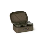 Geanta Momeala Fox Voyager 8 Pot Hookbait Case, 25x12x16cm