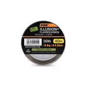 Inaintas/Fir Forfac Fluorocarbon Fox Illusion Hooklink/Leader, Naturals Green, 40m