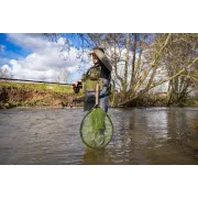  Minciog Pescuit la Pastrav Korum Glide Wading Net Latex, 66cm