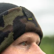 Caciula Avid Carp Black Camo Beanie