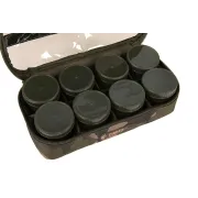 Geanta Momeala Fox Camolite 12 Pot Hookbait Case, 33x17x10cm