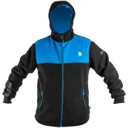 Jacheta Preston Windproof Fleece Jacket, Black/Blue