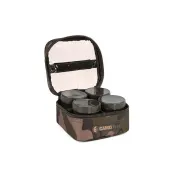 Geanta Momeala Fox Camolite 6 Pot Hookbait Case, 17x17x10cm