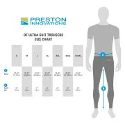 Pantaloni Pescuit Preston DF Ultra Trousers, Black/Blue