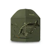 Umbrela Pescuit cu Paravan Delphin BigONE Carp, Ø=250cm