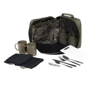 Geanta + Accesorii Pentru Picnic Trakker NXC Camo Deluxe Food Set, 27x27x10cm