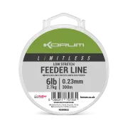 Fir Monofilament Korum Limitless Low Stretch Feeder Line, 0.23mm,2.7kg,300m