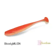 Shad Delphin ZANDERA UVs, Bloody Milion, 10cm, 5buc/blister