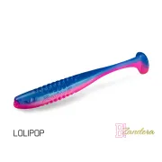 Shad Delphin ZANDERA UVs, Lolipop, 10cm, 5buc/blister