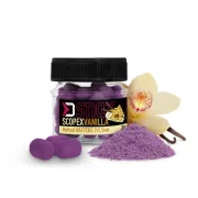 Dumbell Critic Echilibrat Delphin D Snax Method Wafters, 10x7mm, 20g/borcan, Scopex-Vanilie