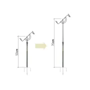 Suport Telescopic Pentru Lansetă Delphin FlexiSTICK