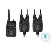 Set Avertizori-Senzori Pescuit Delphin Forza + Statie , 2+1