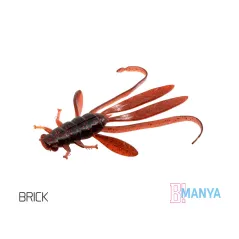 Nimfa Delphin MANYA UVs, 10.5cm, 5buc/plic, Culoare Brick