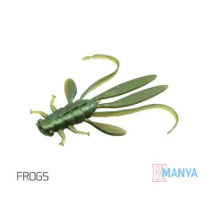 Nimfa Delphin MANYA UVs, 10.5cm, 5buc/plic, Culoare Frogs