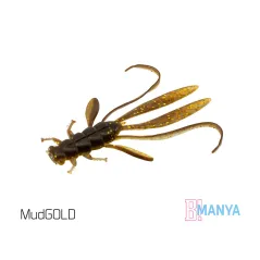 Nimfa Delphin MANYA UVs, 10.5cm, 5buc/plic, Culoare MudGold