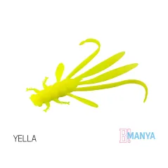 Nimfa Delphin MANYA UVs, 10.5cm, 5buc/plic, Culoare Yella