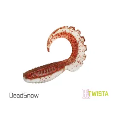 Twister Delphin TWISTA UVs, 8cm, 5buc/plic, Culoare DeadSnow
