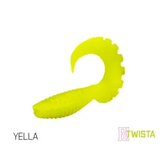 Twister Delphin TWISTA UVs, 10cm, 5buc/plic, Culoare Yella