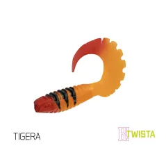 Twister Delphin TWISTA UVs, 10cm, 5buc/plic, Culoare Tigera