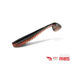 Shad Delphin B! StinxRIBS Shrimp, 5cm, 20buc/plic, Culoare Jerky