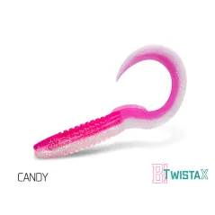 Twister Delphin Twistax Eeltail UVS, 15cm, 5buc/plic, Culoare Candy