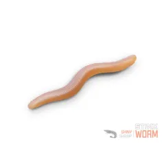 Worm Vierme Delphin B! StinxWORM, 4cm, 50buc/borcan, Aroma Creveti Shrimp, Culoare Skiny
