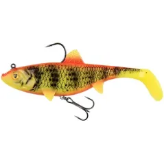 Swimbait FOX Rage Replicant Wobble, UV Bright Perch, 14cm, 55g, 1buc/blister
