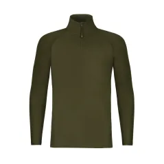 Bluza Pescuit Korda Kool UPF Zip Dark Olive – Protectie UPF 50