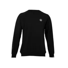 Hanorac Preston Black Minimal fără Glugă – Negru