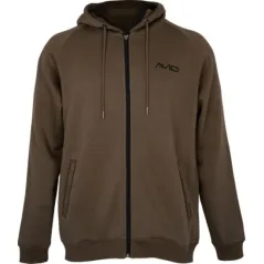 Hanorac cu Fermoar Avid Carp Compound Zip Hoodie Brown