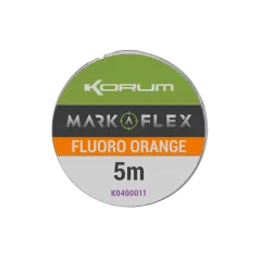 Marker Elastic Korum Marka-Flex, Fluoro Orange, 5m