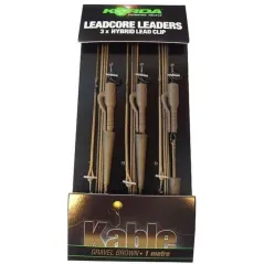 Montura Leadcore Plumb Pierdut Korda Hybrid Lead Clip, 3buc/blister