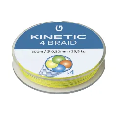 Fir Textil Kinetic 4 Braid, Multi Color, 300m