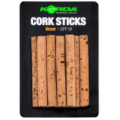 Batoane de Pluta Korda Cork Sticks, 10buc/blister
