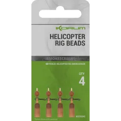 Bilute Antisoc cu Agrafa Rapida Korum Smokescreen Helicopter Rig Beads, 4buc
