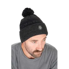 Fes Matrix Grey Sherpa Bobble Hat