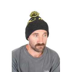 Fes Matrix Lime & Grey Bobble Hat