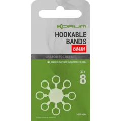 Inele Elastice Korum Smokescreen Hookable Bands