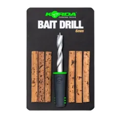 Set burghiu si batoane de pluta Korda Bait Drill – 6mm
