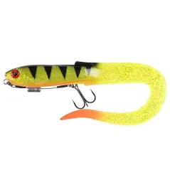 Grub Fox Rage Slick Eel Loaded, UV Perch, Nr.2/0, 35cm