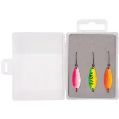 Lingurite Oscilante Target Fish Trout UL Spoon Set ,2.2g – 3buc/set