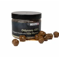 Boilies de Carlig Dipuit CC Moore Odyssey XXX Glugged Hookbaits, 10x15mm 50buc/borcan