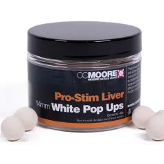 Pop-Up CC Moore Pro-Stim Liver, 14mm, 45buc/borcan, Alb