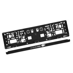 Suport Numar Auto 3D Delphin Angle on Board, 2buc/set